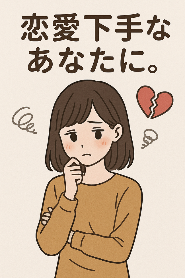 恋愛下手と感じている あなたに